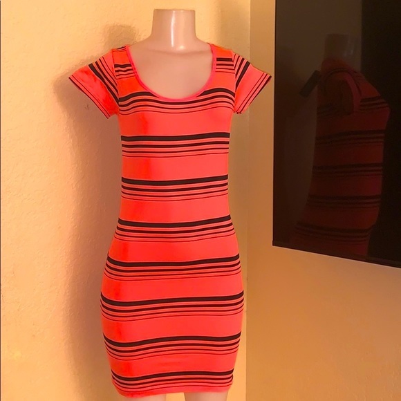 Sexy Stripe Bodycon Dress